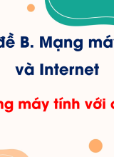 Chủ đề B - Bài 1. Mạng máy tính với cuộc sống